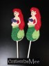 228sp Ocean Princess Chocolate or Hard Candy Lollipop Mold